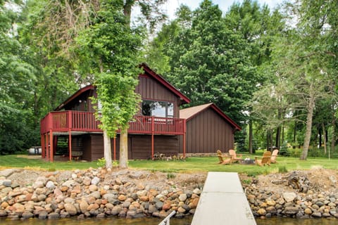 Wahkon Vacation Rental | 2BR | 1BA | 1,300 Sq Ft | Stairs Required