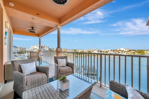 LARGE 27 Foot Private Balcony overlooking the water