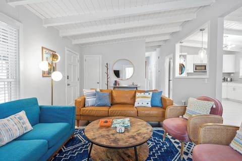 Make yourself at home in this comfortable and thoughtfully designed living room. #GuestReady