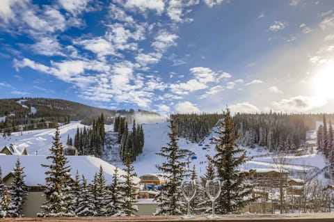 View from our balcony, American Flyer lift