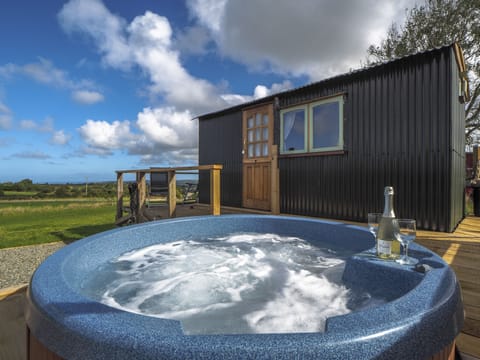 Hot tub and decking