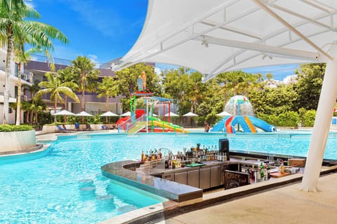 3 outdoor pools