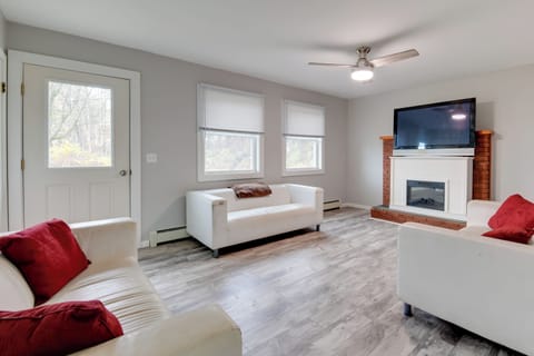 Essex Junction Vacation Rental | 3BR | 2BA | 1,900 Sq Ft | 3 Steps to Enter