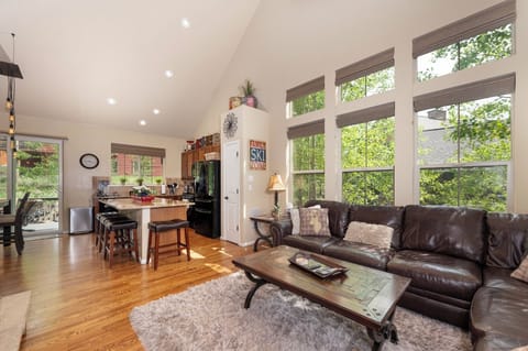 Open concept living space provides plenty of room to spread out and relax