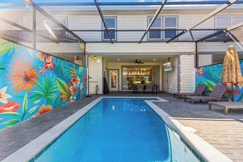 Take an evening swim under the stars in your beautifully lit private pool area.