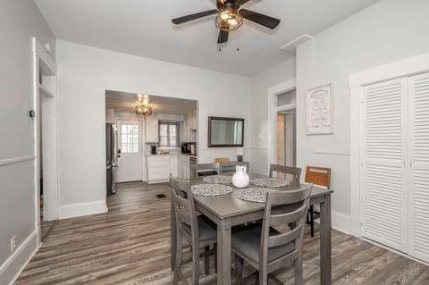 Make mealtime memories together at the dining table, seating 4​