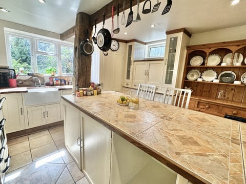 Fridge, microwave, dishwasher, toaster