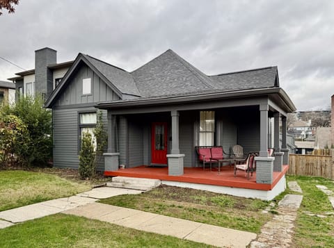 Vintage charm with a huge front porch perfect for morning coffee.