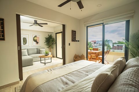 1 King size Bed and 1 Queen size Sofa Bed