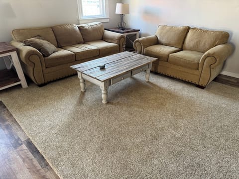 Nice furniture to relax and enjoy.  There are two seperate living rooms.