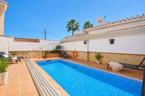 Pool and sunbeds area