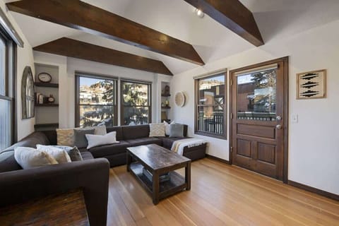 Main Living Space with convenient access to patio & grill