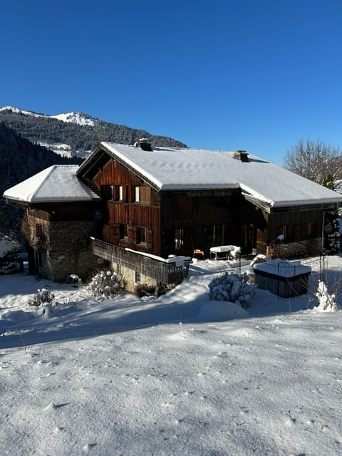 The wonderful mountain views from the chalet
