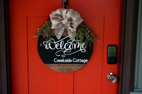 The door to your cozy getaway opens here.