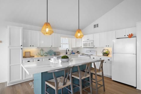 Whip up delicious meals in this charming kitchen