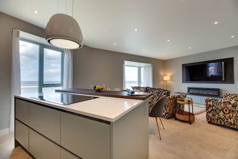 Open Plan Living Space with Sea Views