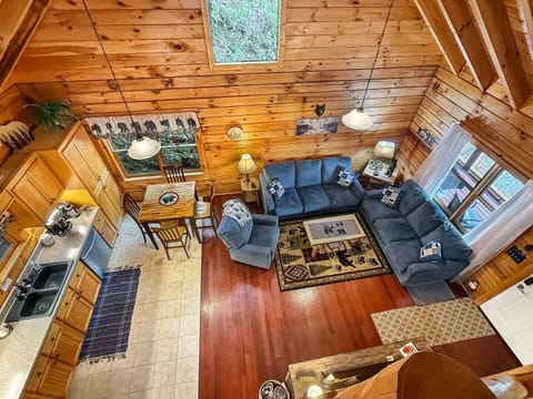 Living Room & Kitchen from Loft