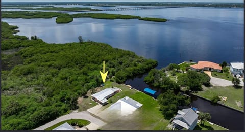 Our home's location on Charlotte Harbor 