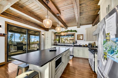 Plenty of prep space on the expansive island 