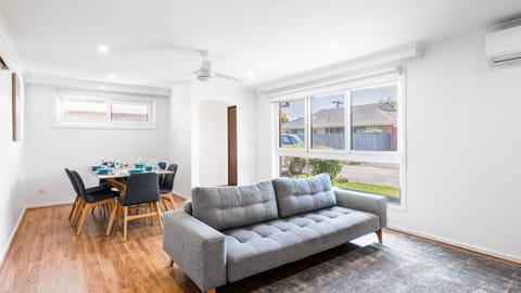 Open-plan lounge and dining for easy living