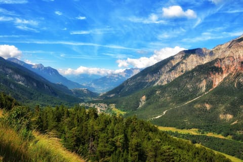 Cesana Torinese is located in the upper Susa valley