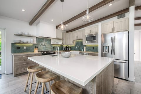 Chef's kitchen designed for cooking and connection.