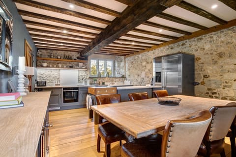 The dining kitchen at Reeves Cottage. Essex