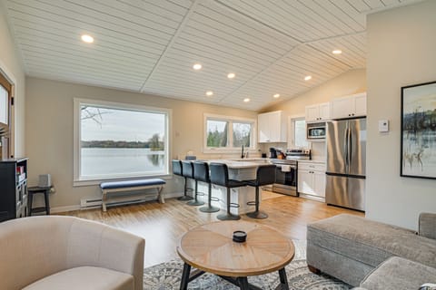 Cabin 1 | Living Room | Mini-Split A/C & Heat | Free WiFi | Queen Sleeper Sofa