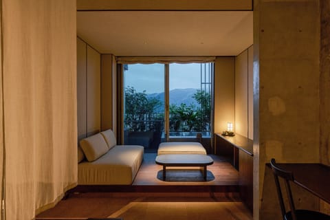 Luxury Twin Room, Balcony, Mountain View | Free minibar, in-room safe, desk, laptop workspace