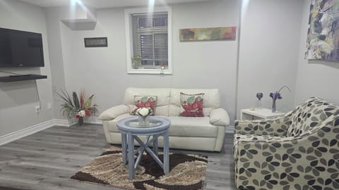 living room with Tv