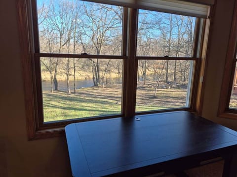 Views from the office area in the main bedroom