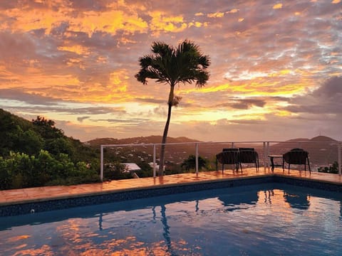 Sunrise from poolside