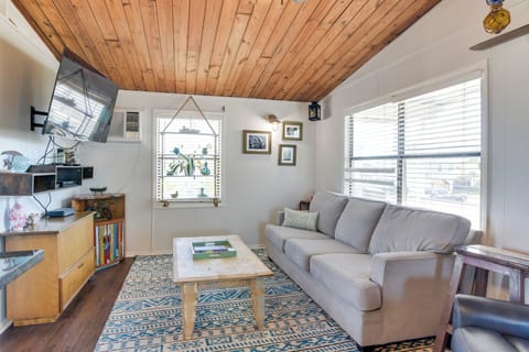 Galveston Vacation Rental | 2BR | 1BA | 768 Sq Ft | Stairs Required