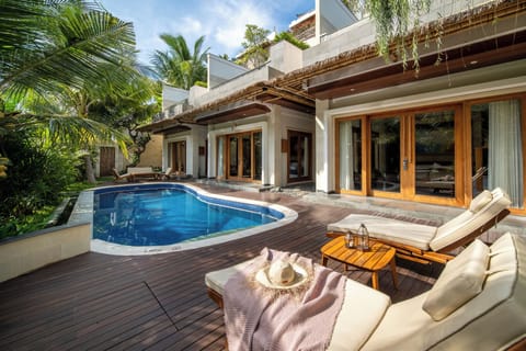 Double Room, 1 King Bed, Pool View | View from room