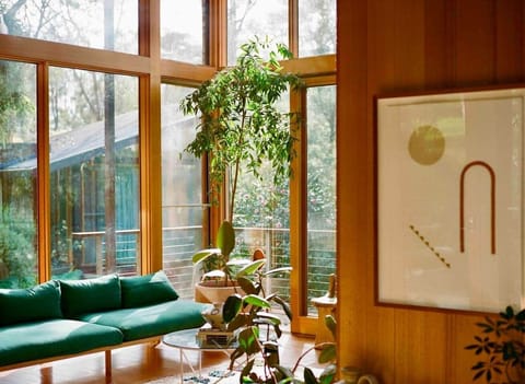 Sunroom entryway.