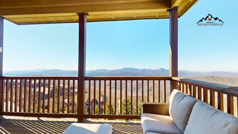 Deck with Big Mountain Views