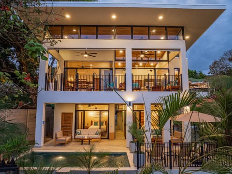 Casa Zen glowing above the private pool terrace