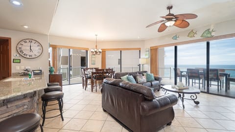 Expansive living room area