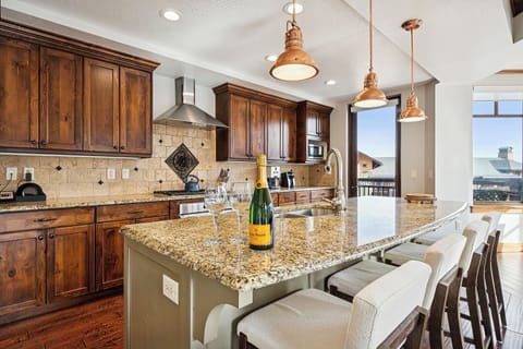 Huge Chef's Kitchen  - Seats up to 14  at 2 tables