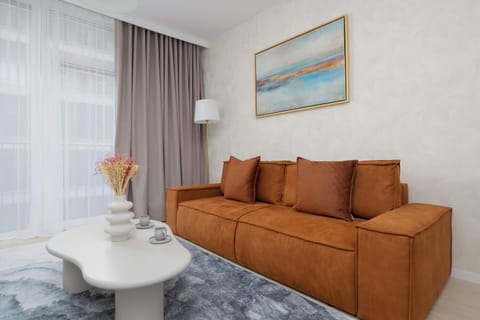 Unwind on the comfortable sofa that can be converted into double bed.
