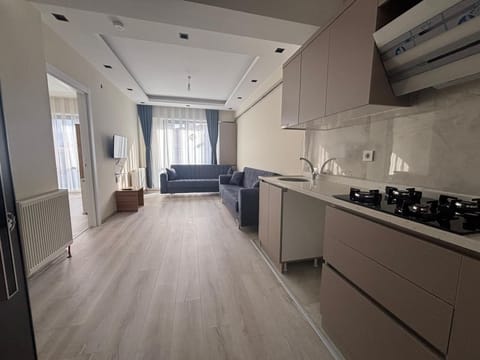 Family Apartment, City View | Living area | TV