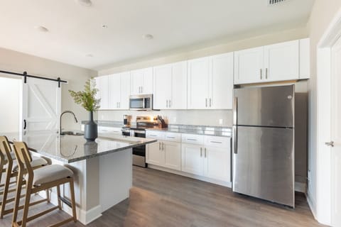 Apartment (2 Bedrooms) | Private kitchen | Fridge, coffee/tea maker