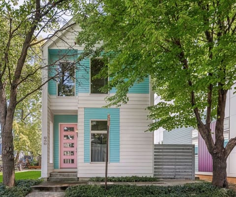 Cotton Candy House Curb Appeal