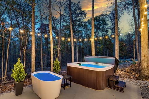 Hot tub + cold plunge