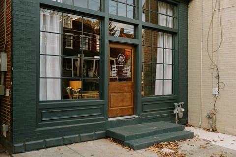Large storefront windows let in lots of beautiful, natural light!