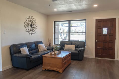 Spacious living room with contemporary décor and cozy vibes