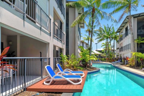 Step directly from your patio into the lagoon-style swim-out pool and float beneath the open sky in complete tropical calm.