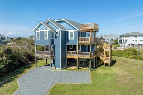 Front Aerial of The Blue Dolphin
