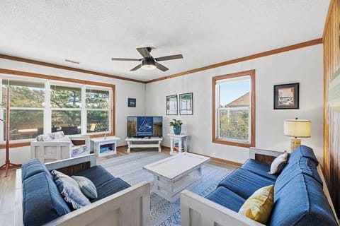 Main-Level Living Room with Deck Access