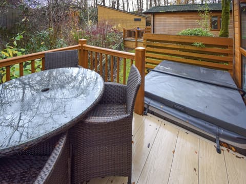 Sitting-out-area | Bluebird Lodge 2, Water Yeat, Cumbria